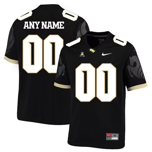 Mens UCF Knights ACTIVE PLAYER Custom Black Stitched Football Jersey->customized ncaa jersey->Custom Jersey